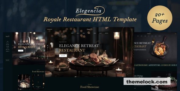 Elegencia - Royale Restaurant HTML5 Template