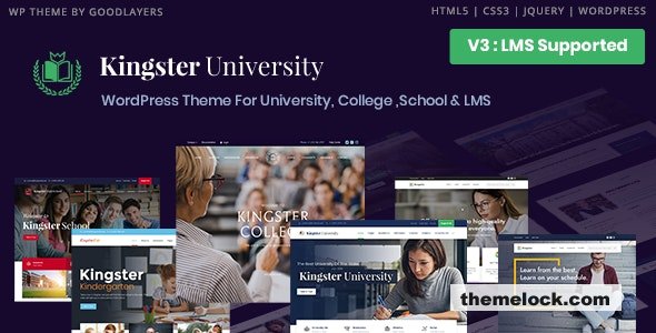 Kingster v3.2.1 - Education WordPress For University, College and School