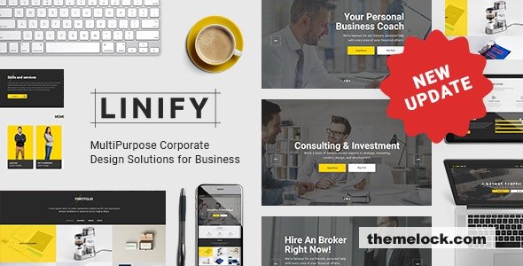 Linify v1.8 - Multipurpose Corporate WordPress Theme