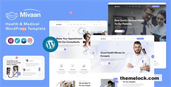 Mivaan v1.0 - Health & Medical WordPress Theme