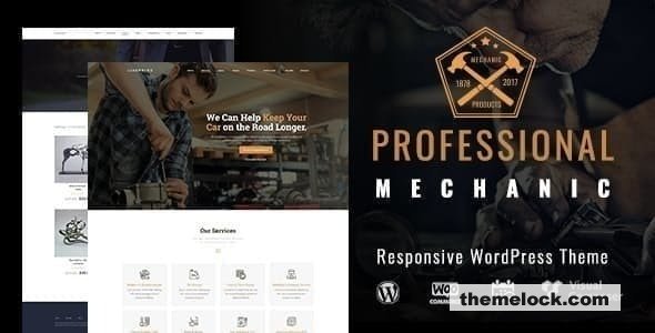 Mechanic v1.1.1 - Auto Repair WordPress Theme
