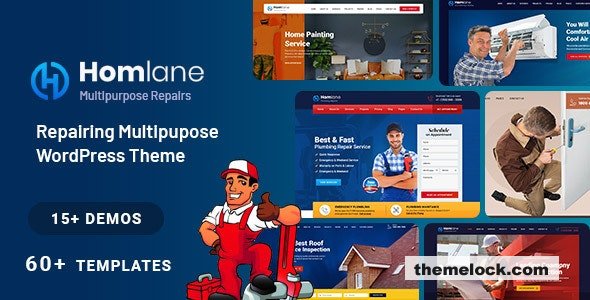 Homlane v1.7 - Multipurpose Servicing And Repairing WordPress Theme