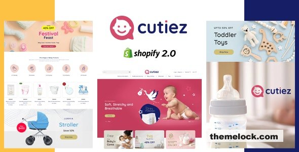Cutiez - Kids Toys, Children Fashion Store Shopify Theme