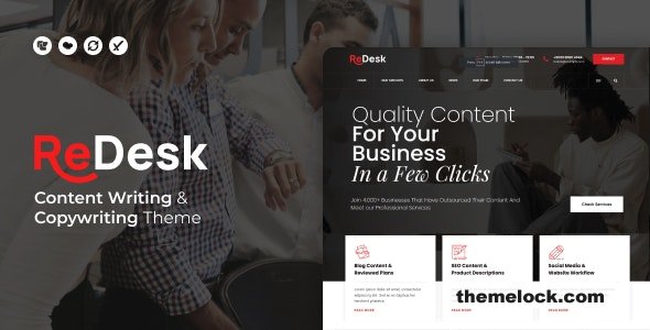 ReDesk v1.0 - Content Writing & Copywriting Theme