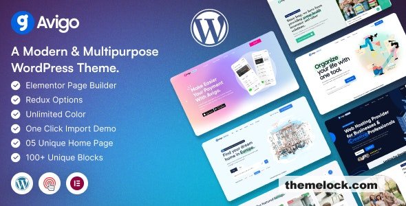 Avigo v1.0 - Multipurpose Business WordPress Theme