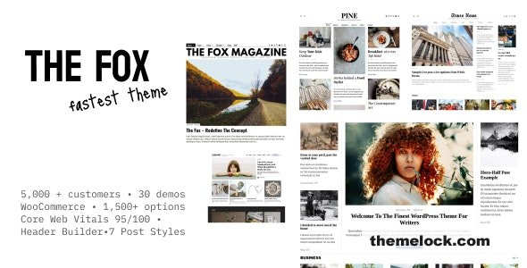 The Fox v6.2 - Minimal WordPress Blog Magazine Theme