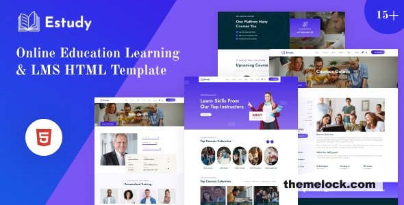 Estudy - Online Education Learning & LMS HTML Template