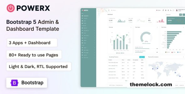 PowerX - Bootstrap 5 Admin & Dashboard UI Kit
