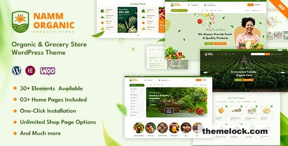 Namm v1.0.4 - Grocery Shop WordPress Theme