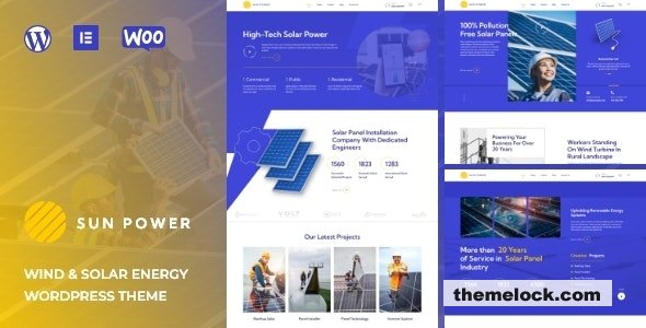 SunPower v1.0.4 - Solar Renewable Energy Theme