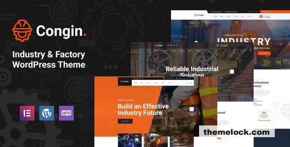 Congin v1.0.9 - Industry & Factory WordPress Theme