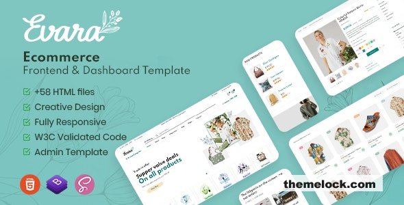 Evara v3.4.1 - Bootstrap 5 Ecommerce Frontend & Dashboard Template