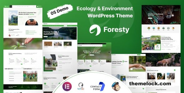 Foresty v1.0.2 - Charity and Ecology WordPress Theme