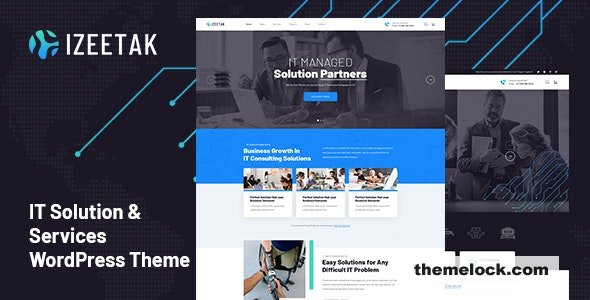 Izeetak v1.2.5 – IT Solutions & Services WordPress Theme