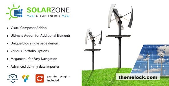 Solar Energy v3.5 - Wind & Power Company WordPress Theme