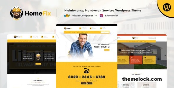 Home Fix v2.9 - Maintenance, Handyman Services Theme