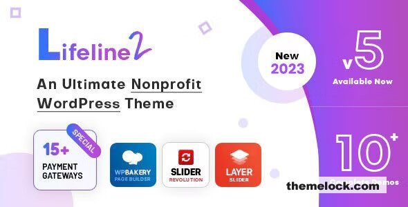Lifeline 2 v6.5 - An Ultimate Nonprofit WordPress Theme for Charity