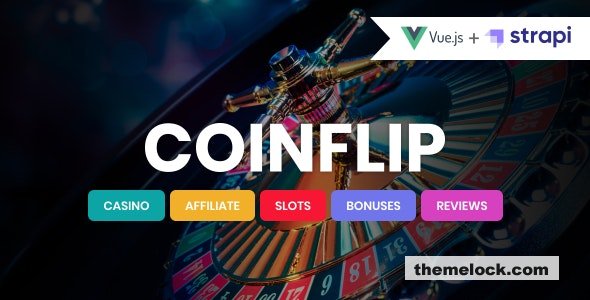 Coinflip - VueJS Strapi Casino Affiliate & Gambling Template