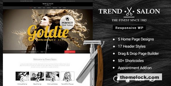 Trend Salon v2.8 - WordPress Theme