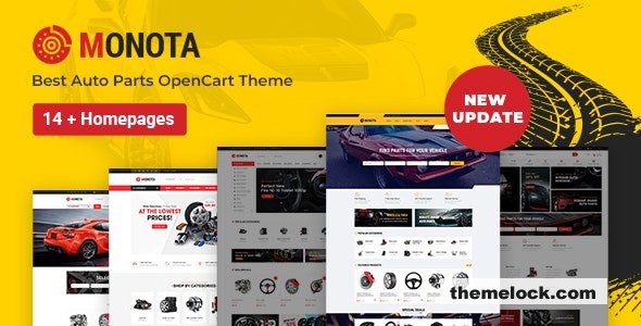 Monota v1.3.0 - Auto Parts, Tools, Equipment and Accessories Store OpenCart Theme