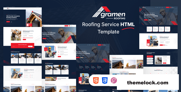 Gramen - Roofing Services HTML Template