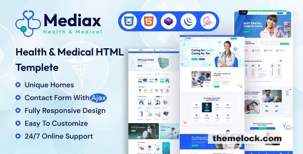 Mediax v1.0 - Health & Medical Service HTML Template