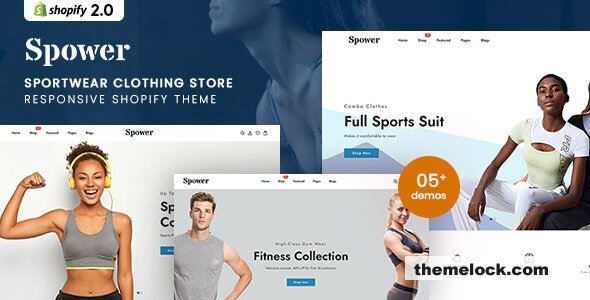 Spower - Sportwear Clothing Responsive Shopify Theme