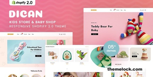 Dican - Kids Store & Baby Shop Shopify 2.0 Theme