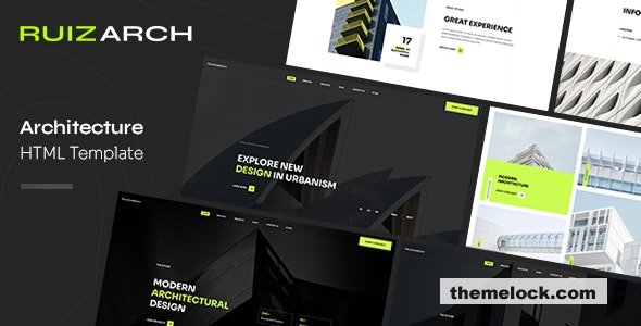Ruizarch – Architecture HTML Template
