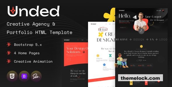 Unded - Creative Agency and Portfolio HTML Template