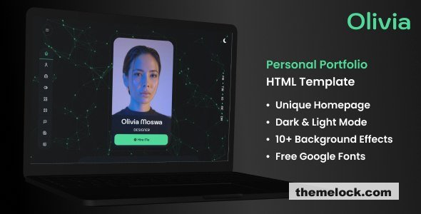 Olivia - Personal Portfolio HTML Template