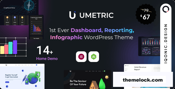 Umetric 2.0.4 - WordPress Dashboard, Reporting and Infographic Theme