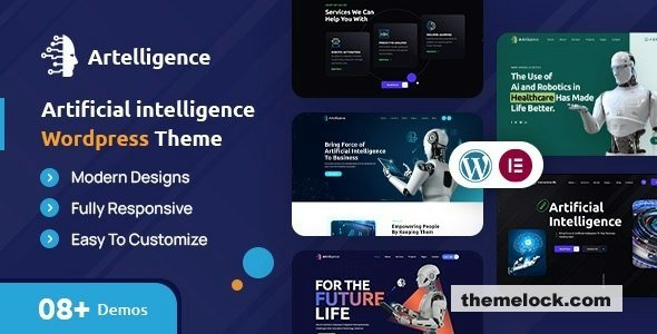 Artelligence v2.0 - AI & Robotics WordPress Theme