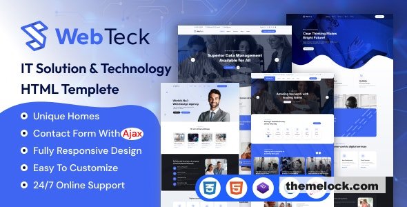 Webteck v1.0 - IT Solution and Technology HTML Template