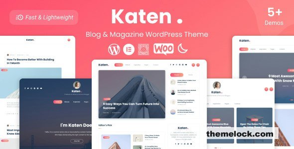 Katen v1.0.7 - Blog & Magazine WordPress Theme