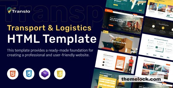 Translo - Transport and Logistics Html Template