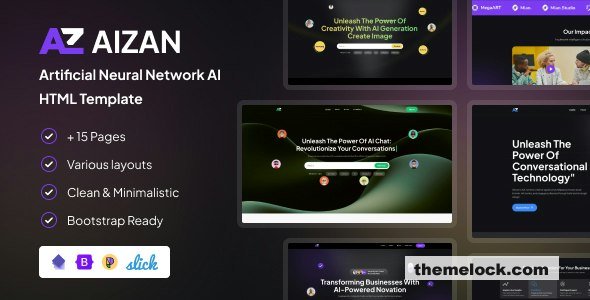 Aizan - Artificial Neural Network AI HTML Template
