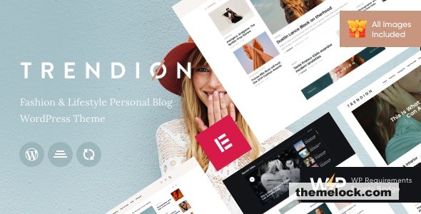 Trendion v2.9 - A Personal Lifestyle Blog and Magazine