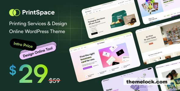 PrintSpace v1.1.8 - Printing Services & Design Online WooCommerce WordPress theme