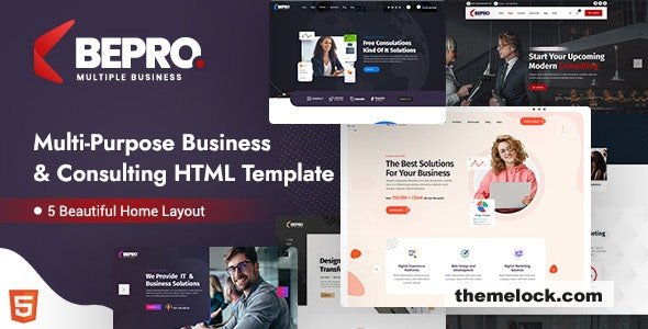 Bepro - Multipurpose Business HTML Template