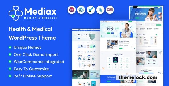 Mediax v1.0 - Health & Medical WordPress Theme