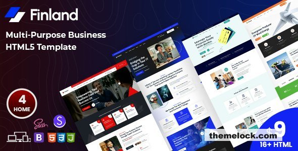 Finland - Multi-Purpose Business HTML Template