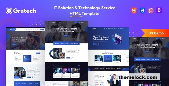 Gratech - IT Service And Technology HTML Template
