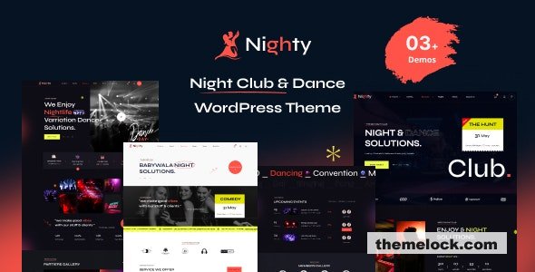 Nighty v1.0.4 - Night Club WordPress Theme