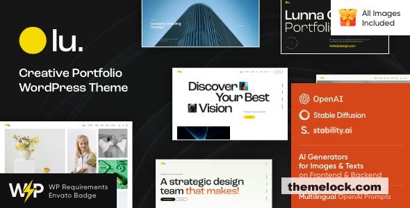 Lunna v1.8 - Creative Portfolio WordPress Theme