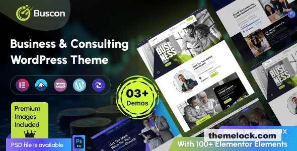 Buscon v1.0.1 - Consulting Business WordPress Theme