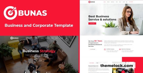 Bunas v2.0 - Multipurpose Business and Corporate Template