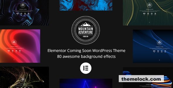 Mountain v5.0.0 - Elementor Coming Soon WordPress Theme