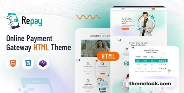 Repay - Payment Gateway HTML Template