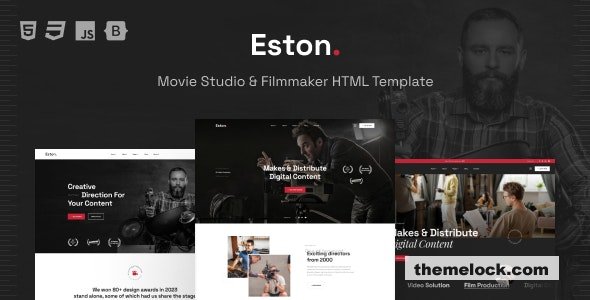 Eston - Movie Studio & Filmmaker HTML Template